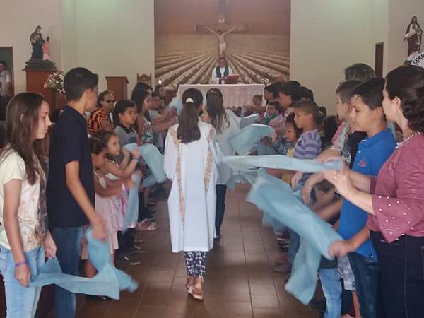 Missa celebrada na Matriz Catolica de Marechal Floriano lembra Nossa Senhora Aparecida 02