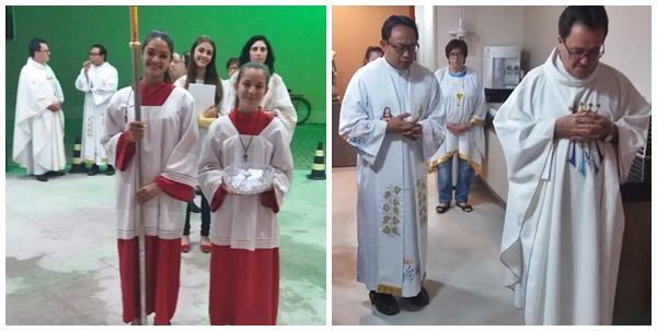Celebracao dos 31 anos de sacerdocio do padre Josemar na Igreja de Santana em Marechal Floriano