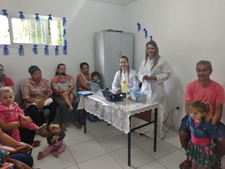 Grupinho Saúde da Criança funcionando a todo vapor em Victor Hugo