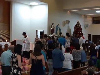 Missa festiva em Marechal Floriano abre festa de Nossa Senhora das Gra&ccedil;as 2