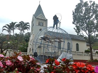 Preparativos acelerados para abertura do Brilho de Natal em Domingos Martins
