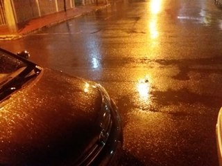 Tarde e noite com chuvas fortes em Marechal Floriano
