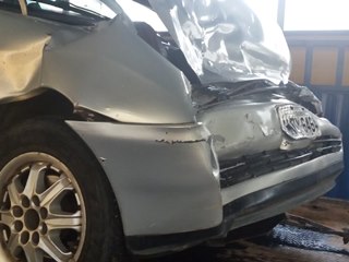 Acidente na BR 262 entre ônibus e carro de passeio nesta terça feira 25