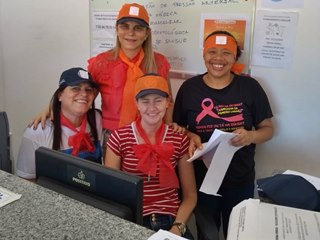 Dia D Dezembro Laranja e Vermelho na UBS de Victor Hugo em Marechal Floriano 2