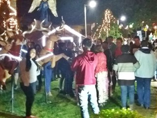 Projeto Natal Luz iniciado com multidão em Marechal Floriano 4