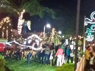 Projeto Natal Luz iniciado com multidão em Marechal Floriano 5