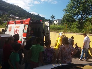 Escada na linha de trem provoca mais uma queda em Marechal Floriano