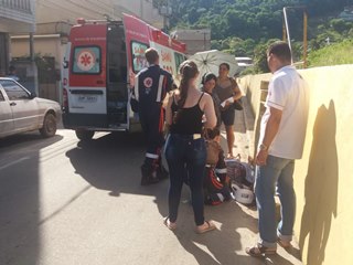 Escada na linha de trem provoca mais uma queda em Marechal Floriano 2