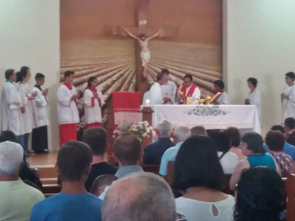 Missa deste domingo 20 em honra a Sao Sebastiao em Marechal Floriano 03