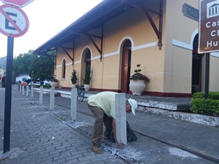 Novo espaço frontal para a antiga estação ferroviária em Marechal Floriano 3