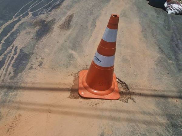 Vazamento de agua e reparado em Marechal Floriano