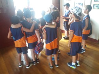 Estudantes visitam antiga estação ferroviária de Marechal Floriano 2