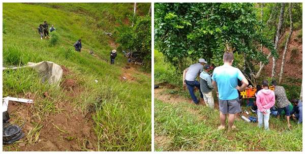 Acidente gravissimo deixa um morto e uma jovem ferida em Afonso Claudio 02