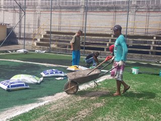 Campo Bom de Bola de Marechal Floriano recebe reformulações