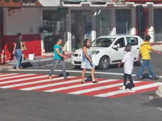 Faixas de pedestres promovem a segurança nas vias do centro de Marechal Floriano 2