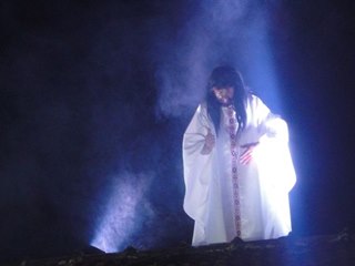 Mais um ensaio para a pe&ccedil;a Paix&atilde;o Morte e Ressurrei&ccedil;&atilde;o de Cristo em Marechal Floriano 2