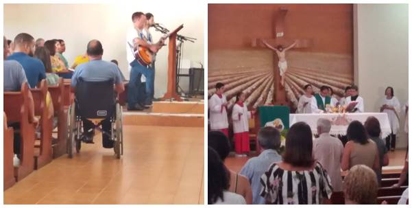 Missa da manha deste domingo 03 da sequencia aos ensinamentos do Senhor 03