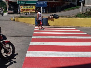 Novas faixas de pedestres nas vias públicas de Marechal Floriano