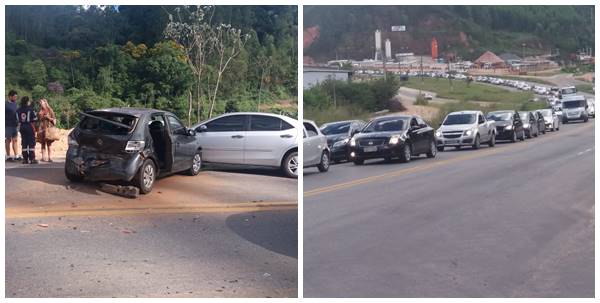 Colisao envolvendo cinco carros na Rodovia BR262 em Marechal Floriano 03