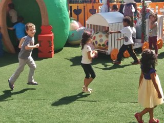 Pequenos escolares visitam o projeto Páscoa Mágica em Marechal Floriano 2