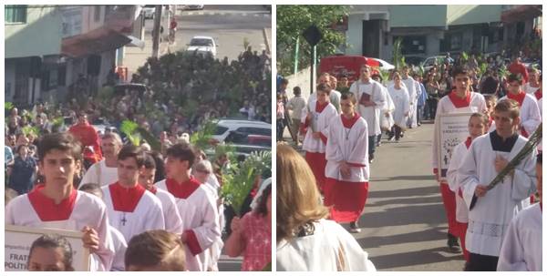 Procissao em Marechal Floriano abre programacao da Semana Santa 02