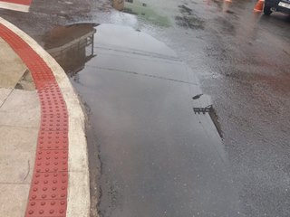 Chuva forte e cont&iacute;nua nas montanhas do Estado