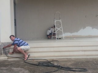 Preparativos para a festa dos luteranos em Marechal Floriano neste domingo 6