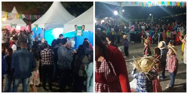 Festa junina animada leva multidao ateescola infantil em Marechal Floriano 04