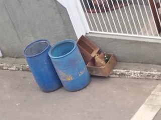 Lixeiras são roubadas em Marechal Floriano
