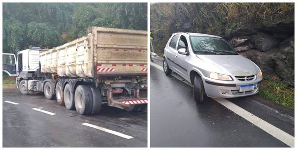 Pista molhada provoca colisao triplice na BR262 em Domingos Martins 02