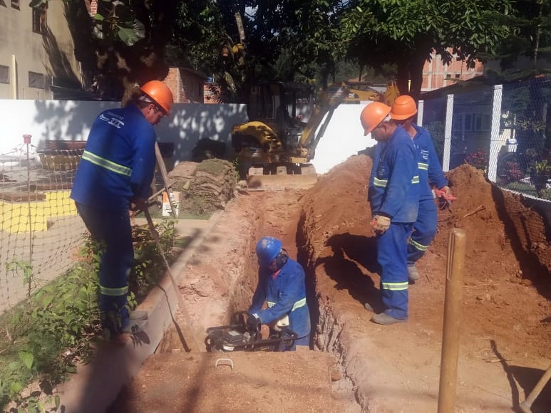 Servi&ccedil;o de esgotos acelerados para ETE de Marechal Floriano 2