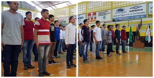 Juramento a Bandeira e dispensa Militar para cerca de 130 Jovens em Marechal 02