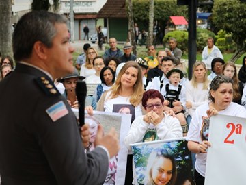 Dor e tristeza marcam a II Caminhada por Justiça e Paz no trânsito em Domingos Martins 2