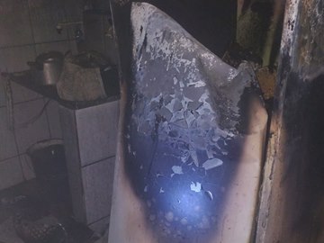 Incêndio em residência é controlado pelo Corpo de Bombeiros em Marechal Floriano