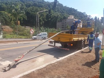 Recupera&ccedil;&atilde;o dos sinais no trevo de Marechal Floriano ser&aacute; conclu&iacute;da hoje 04