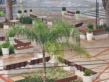 Chuva com rajadas de ventos surpreende moradores de Marechal Floriano