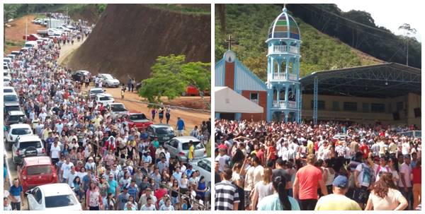 Tradicional procissao de Nossa Senhora Aparecida em Alfredo Chaves reune multidao de catolicos 02