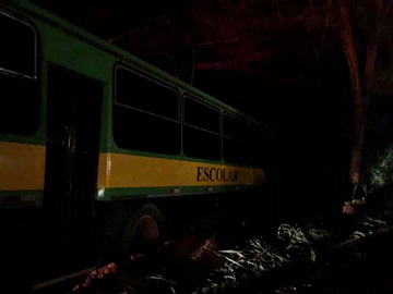 Acidente envolvendo ônibus e veículo de passeio deixa uma vítima fatal e 40 feridos em Ibatiba 3