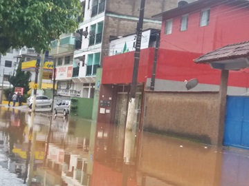 Chuvas intensas provocam inunda&ccedil;&otilde;es em Marechal Floriano e vizinhan&ccedil;as