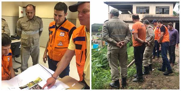 Defesa Civil Estadual e Prefeitura de Marechal Floriano avaliam estragos causados pelas chuvas 03