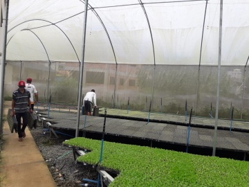 Moradores instalam canos para escoar água de barragem em Marechal Floriano