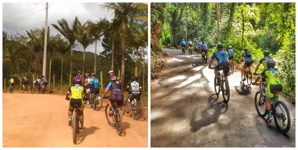 Ciclistas animados apos varios fins de semana com chuvas intensas em Marechal Floriano 02