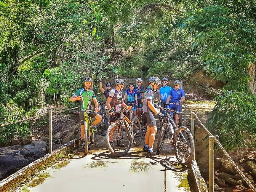 Ciclistas de Marechal Floriano pedalam 45 quilômetros na manhã deste domingo 22 2