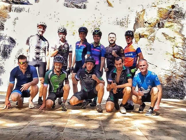 Ciclistas de Marechal Floriano pedalam 45 quilômetros na manhã deste domingo 22 3