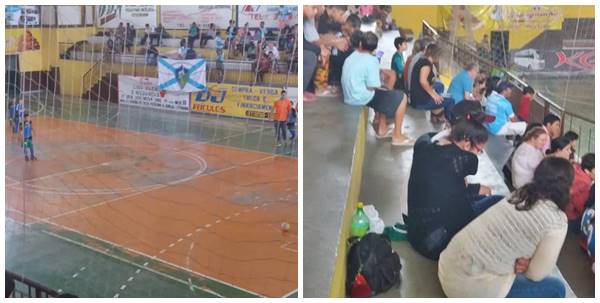 Comecam as partidas da competicao Desafio de Futsal do ES 02