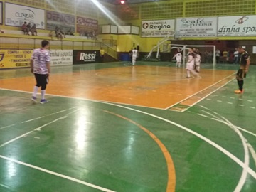 Goleadas nas finais da classificatória da primeira divisão de futsal em Marechal Floriano 2