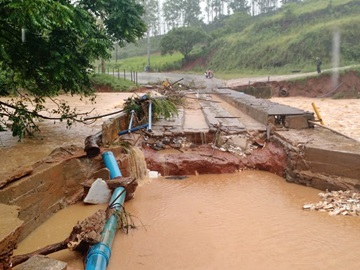 Atua&ccedil;&atilde;o da Cesan garante abastecimento nas cidades atingidas pelas chuvas
