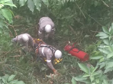 Motorista sai vivo em acidente grave na BR 262 em Venda Nova do Imigrante