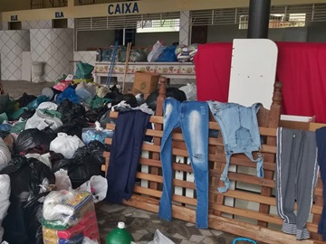 Paróquia em Marechal Floriano arrecada mais de cinco toneladas de donativos para Iúna