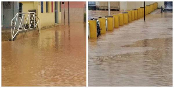 Rio Jucu transborda e invade ruas em Marechal Floriano 04